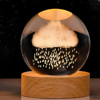 3D Engraved Crystal Sphere - Celestia-Milky Way-State of Style
