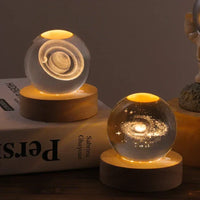 3D Engraved Crystal Sphere - Celestia-Milky Way-State of Style