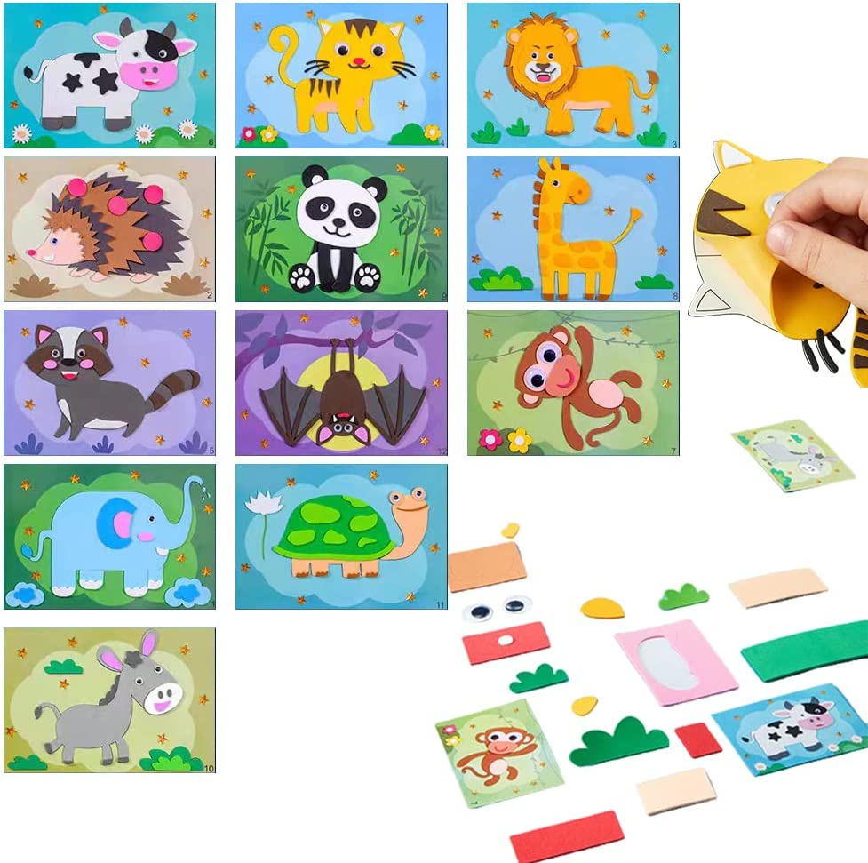 3D Foam Sticker Puzzle - PuzzlePal-Classic Animals (Set of 12)-State of Style