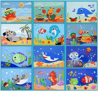 3D Foam Sticker Puzzle - PuzzlePal-Ocean Animals (Set of 12)-State of Style