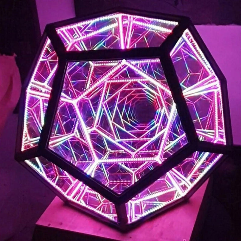 3D LED Light Ball with Depth Illusion – LumaCore-12-faced 20x20x20cm-State of Style