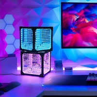 3D LED Light Ball with Depth Illusion – LumaCore-12-faced 20x20x20cm-State of Style