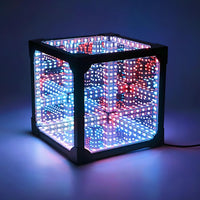 3D LED Light Ball with Depth Illusion – LumaCore-Square 20x20x20cm-State of Style