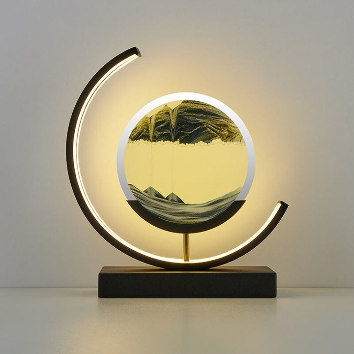 3D Sand Shell Table Lamp - Abyss-Black-Black-State of Style