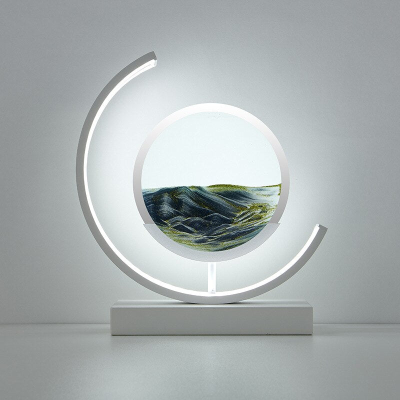 3D Sand Shell Table Lamp - Abyss-Black-White-State of Style