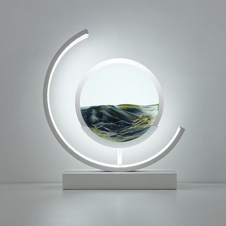 3D Sand Shell Table Lamp - Abyss-Black-White-State of Style