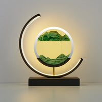 3D Sand Shell Table Lamp - Abyss-Green-Black-State of Style