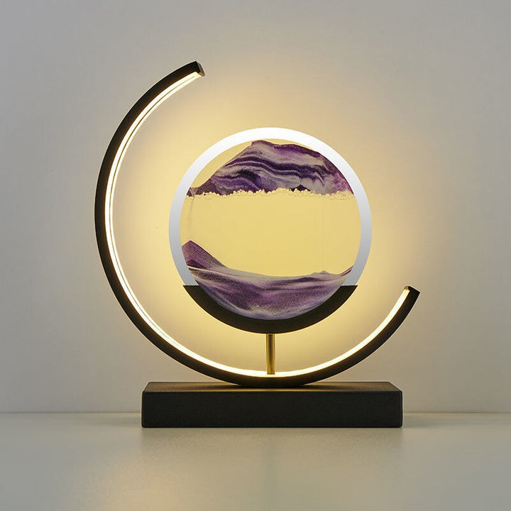 3D Sand Shell Table Lamp - Abyss-Violet-Black-State of Style