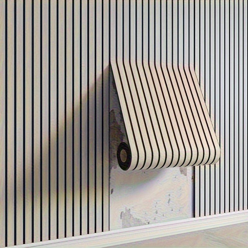 3D Self-adhesive Wall Panels with Realistic Wood Appearance - Wallvera-Beige-1 roll-State of Style