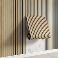 3D Self-adhesive Wall Panels with Realistic Wood Appearance - Wallvera-Khaki-1 roll-State of Style