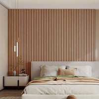 3D Self-adhesive Wall Panels with Realistic Wood Appearance - Wallvera-Light brown-1 roll-State of Style