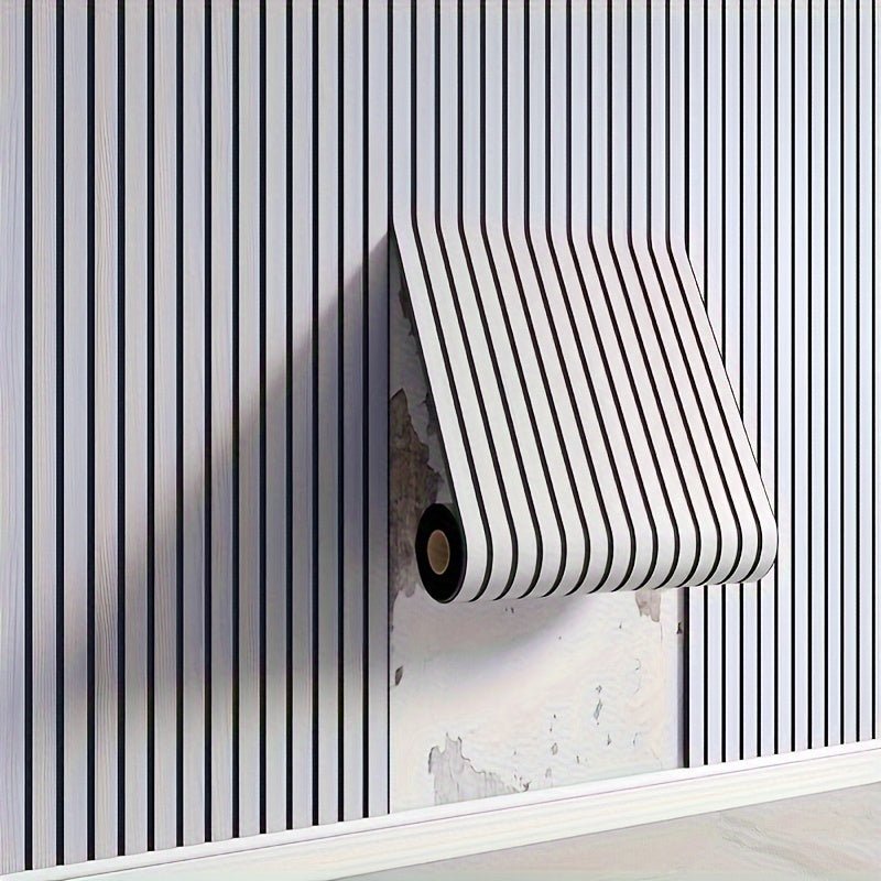 3D Self-adhesive Wall Panels with Realistic Wood Appearance - Wallvera-White-1 roll-State of Style