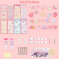 3D Sticker Design Set - StickerFun Creation Set-Set of 93 + FREE Storage Box-State of Style