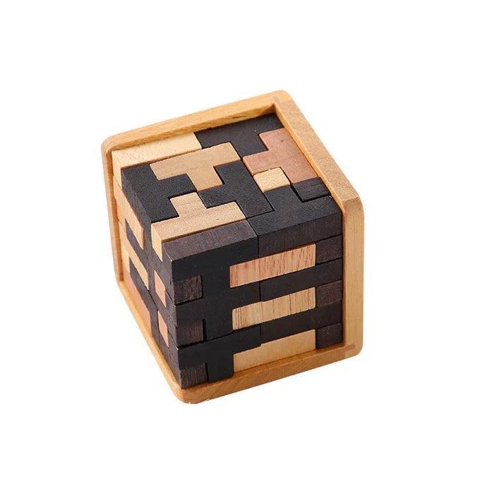 3D Wooden Brain Teaser - PuzzleMaster-State of Style