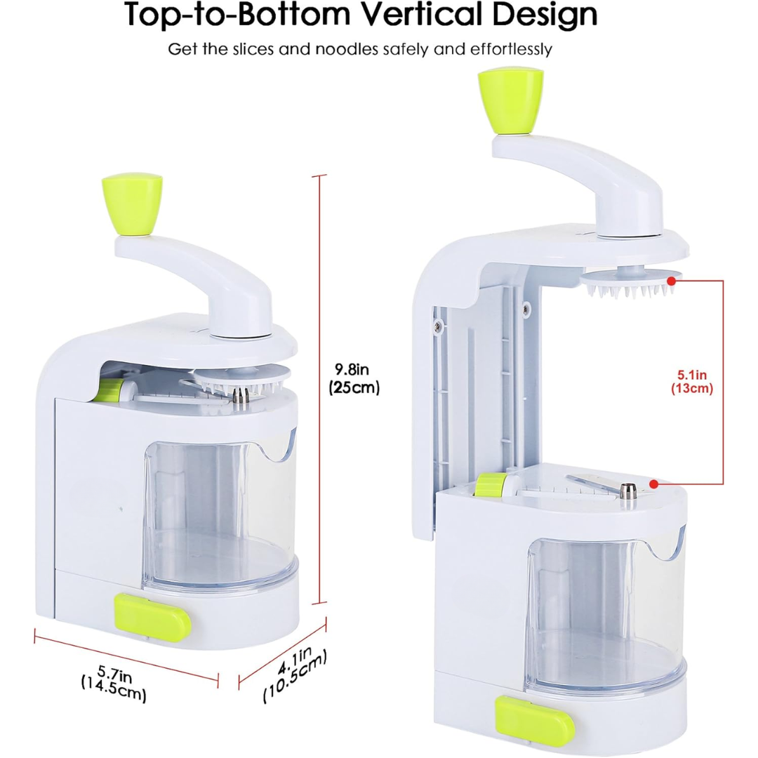 4-in-1 Heavy Vegetable Spiralizer with Strong Suction Cup-State of Style