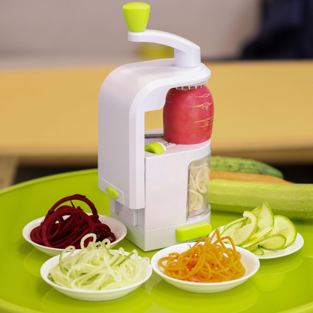 4-in-1 Heavy Vegetable Spiralizer with Strong Suction Cup-State of Style