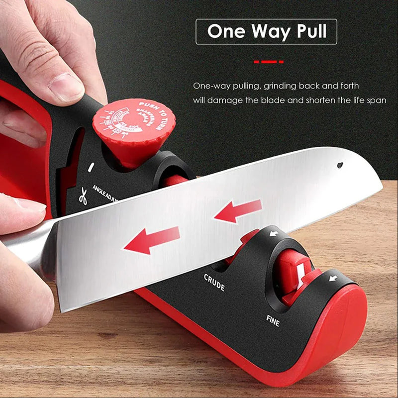 4-in-1 Professional Knife Sharpener (Buy 1, Get 1 Free) - EdgeSharp-Red-State of Style