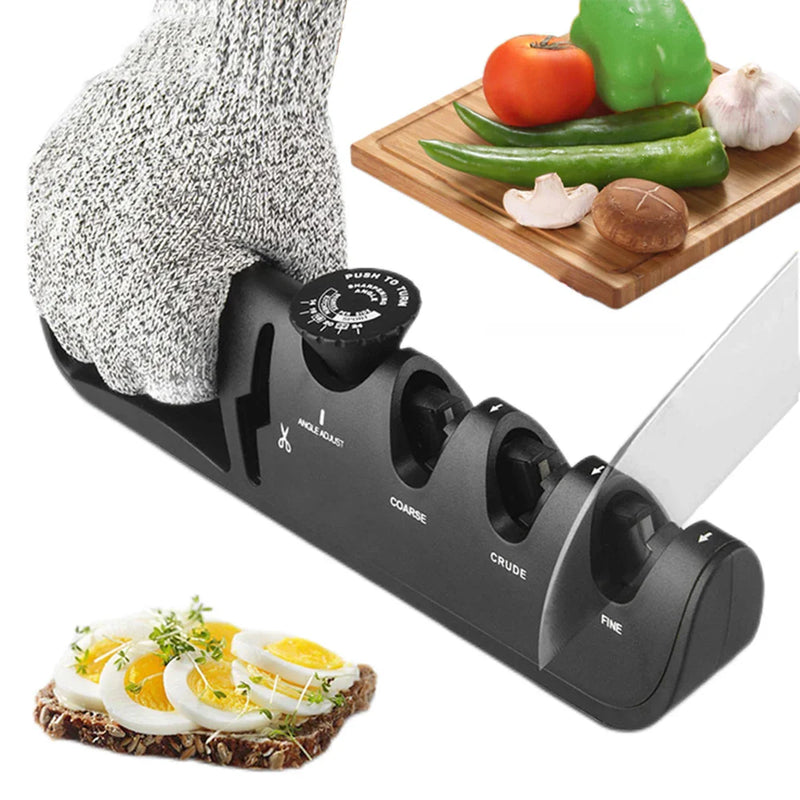 4-in-1 Professional Knife Sharpener (Buy 1, Get 1 Free) - EdgeSharp-Red-State of Style
