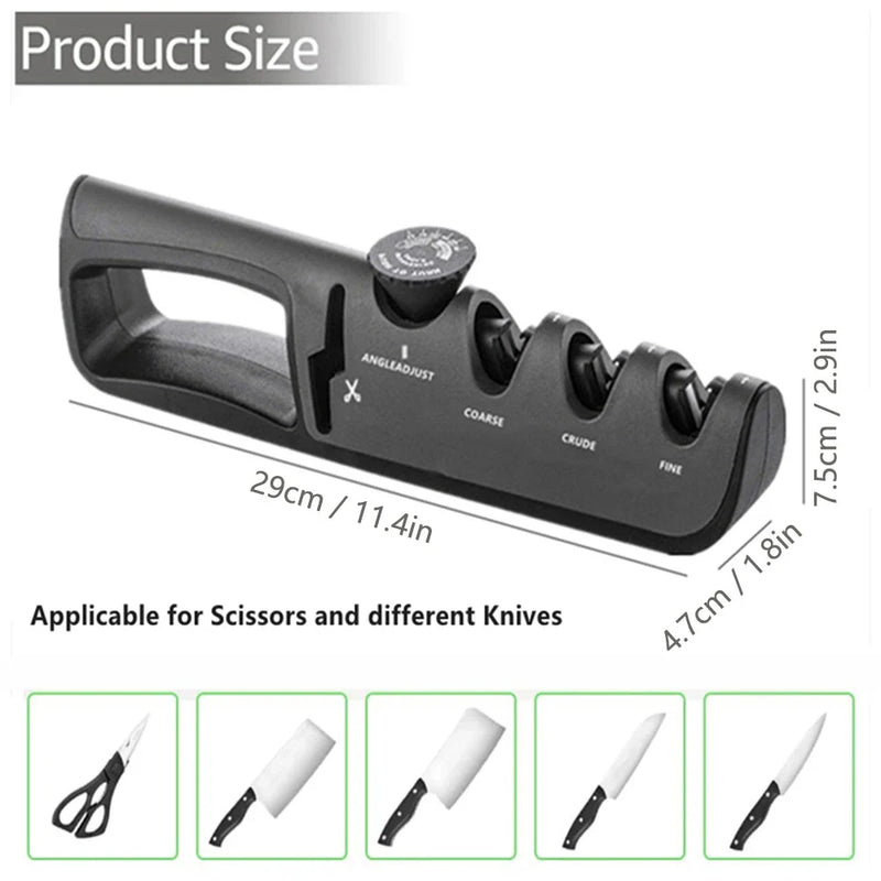 4-in-1 Professional Knife Sharpener (Buy 1, Get 1 Free) - EdgeSharp-Red-State of Style