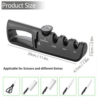 4-in-1 Professional Knife Sharpener (Buy 1, Get 1 Free) - EdgeSharp-Red-State of Style