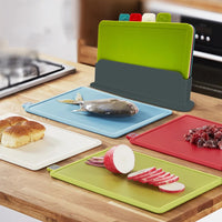 4-Piece Chopping Board Set with Holder - PrepTidy-State of Style