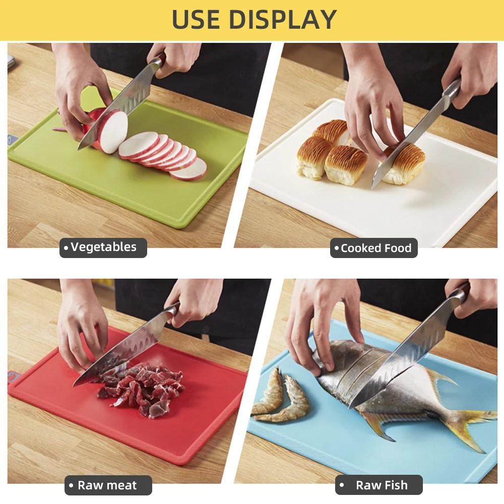 4-Piece Chopping Board Set with Holder - PrepTidy-State of Style