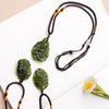 Purification Green Moldavite Necklace - Alina