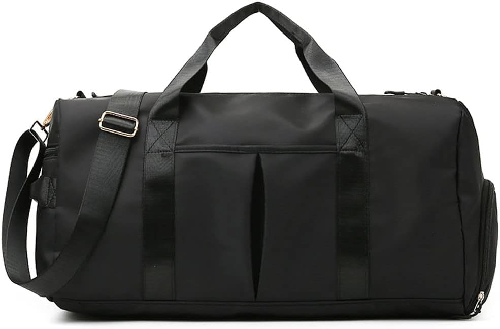 Compact Waterproof Gym Duffel with Shoe & Wet Pocket – Unisex Sports Travel Bag