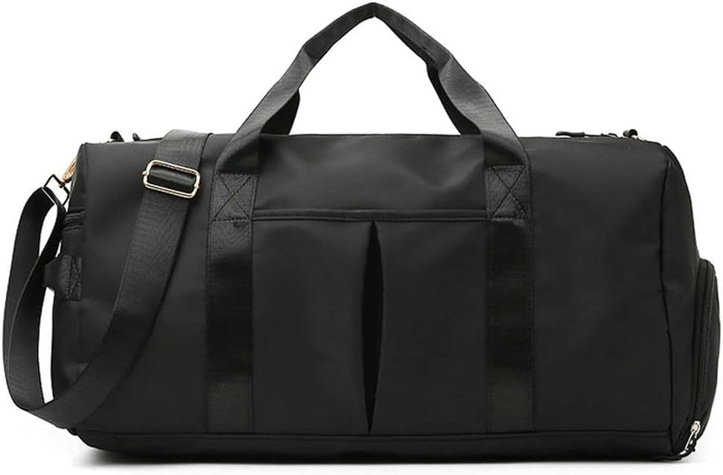 Compact Waterproof Gym Duffel with Shoe & Wet Pocket – Unisex Sports Travel Bag