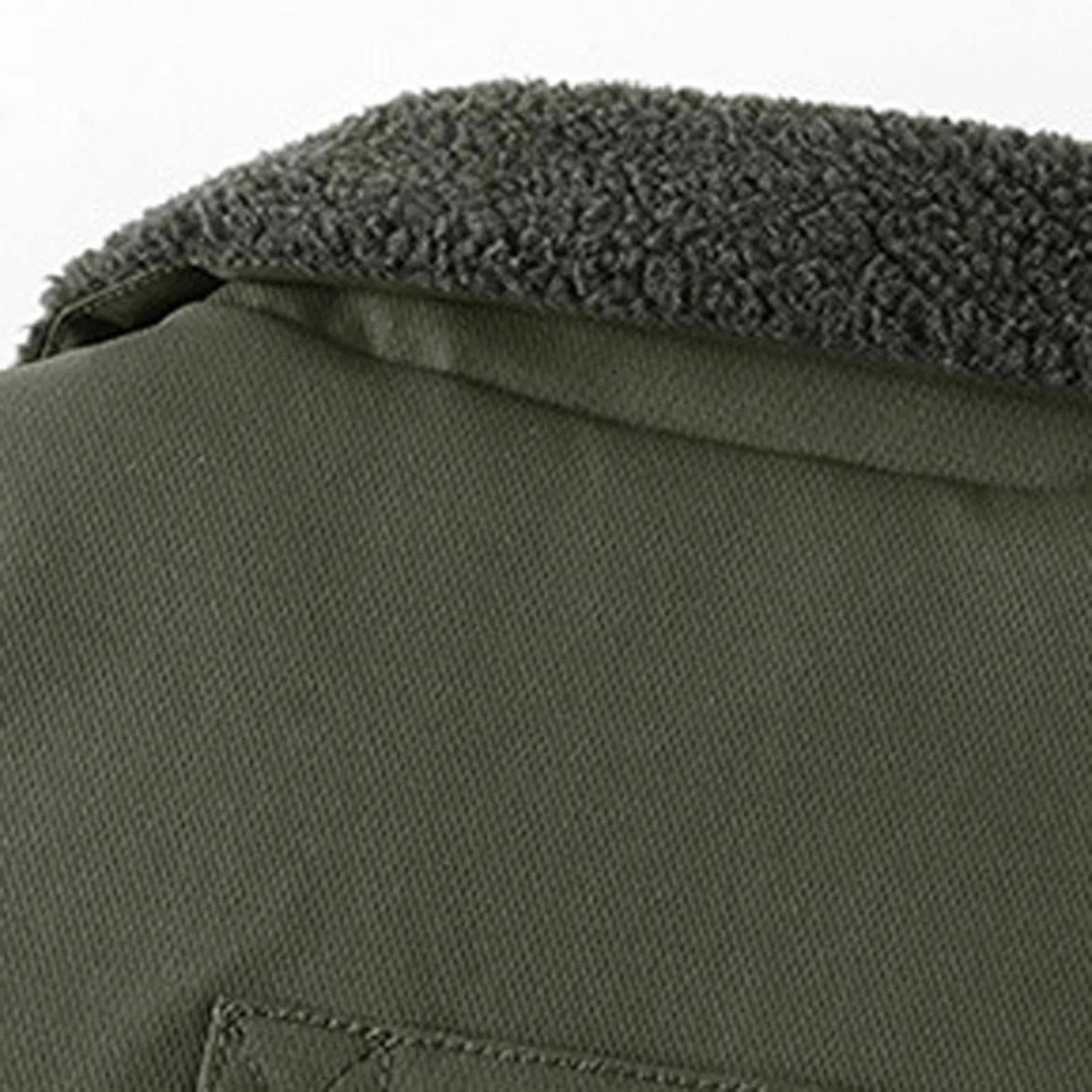 Men's Laid Outdoor Winter Jacket – Lined with Wool Lining – Danny