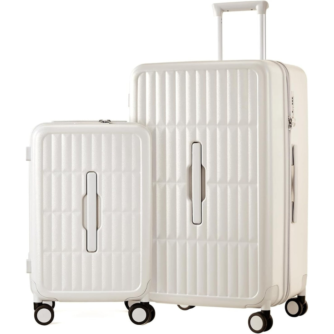 Airline-Approved 20" Carry-On Luggage with 3:7 Split & Triple-Layer PC Shell