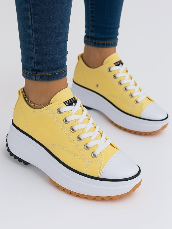 Platform sneakers with heel – Dalia