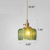 Harrison Crystal Vintage Pendant Light