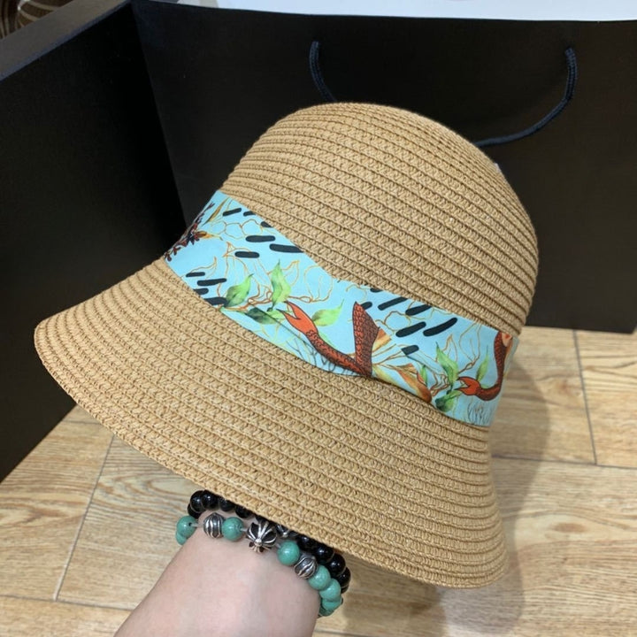 Summer sunhat with bow and wide brim – ShadeRibbon