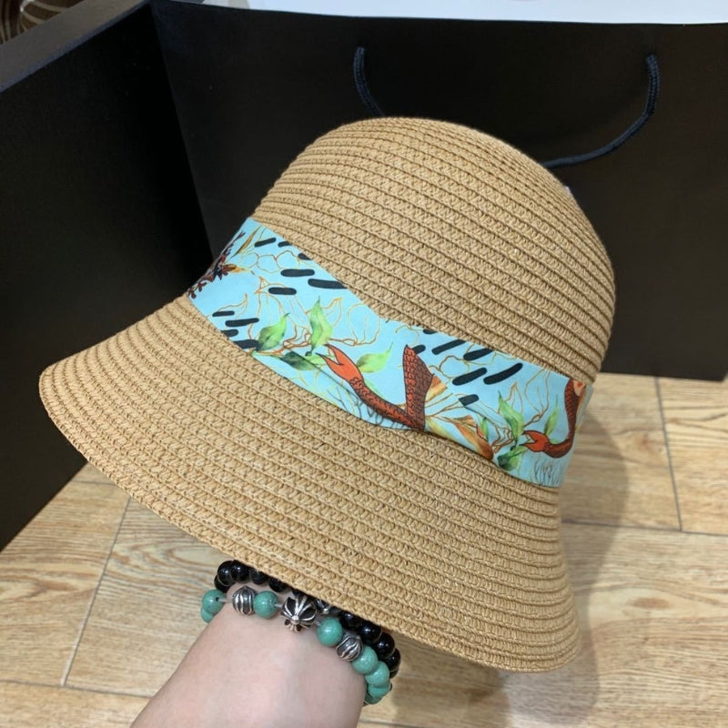Summer sunhat with bow and wide brim – ShadeRibbon