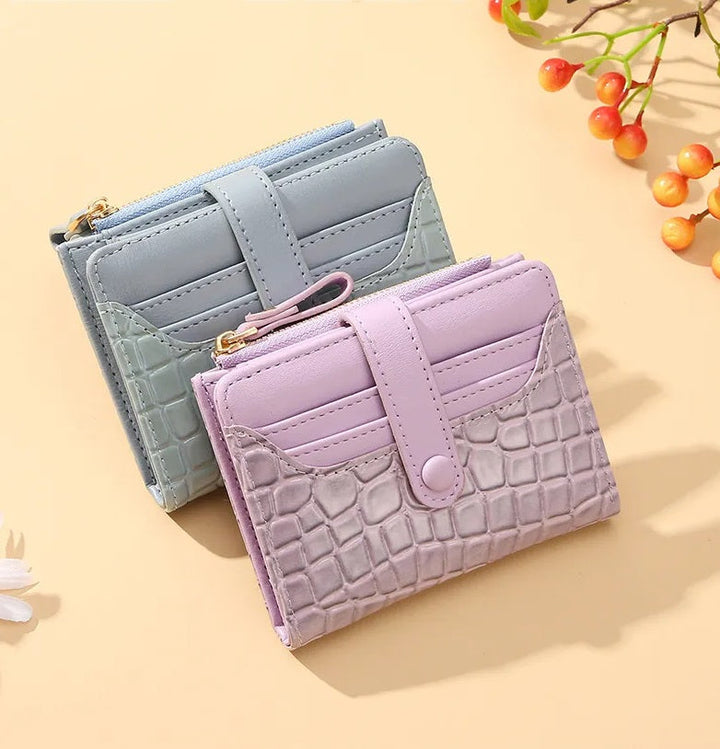 Elegant Leather Clutch Money Clip Wallet