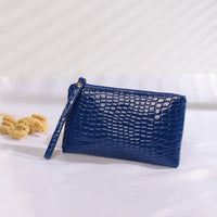 Fashionista's Crocodile Wristlet Bag