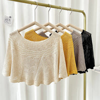 Ladies' Ice Silk Scarf with Knit & UV Protection - Amira