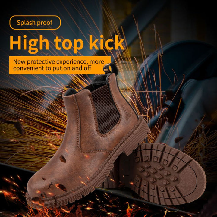 Waterproof Leather Work Boots - Sigvard