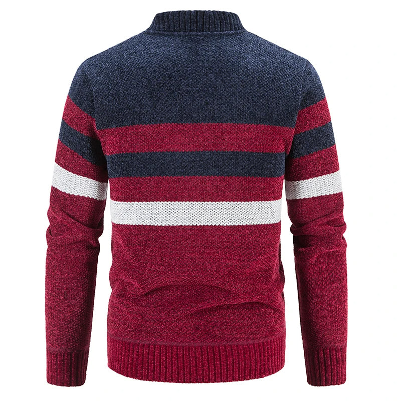 Men's Striped Autumn Cardigan – Tobias