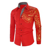 Men's shirt with golden details – Darius
