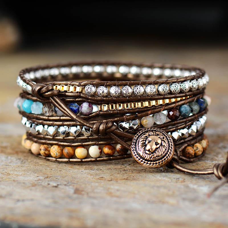 Grounding Healing Wrap Bracelet - Terran Harmony