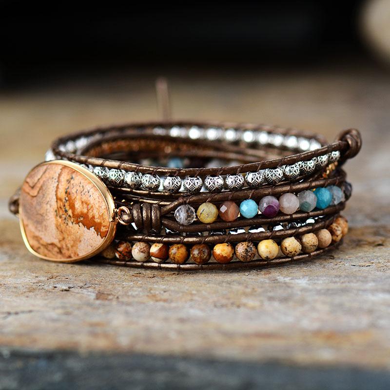 Grounding Healing Wrap Bracelet - Terran Harmony