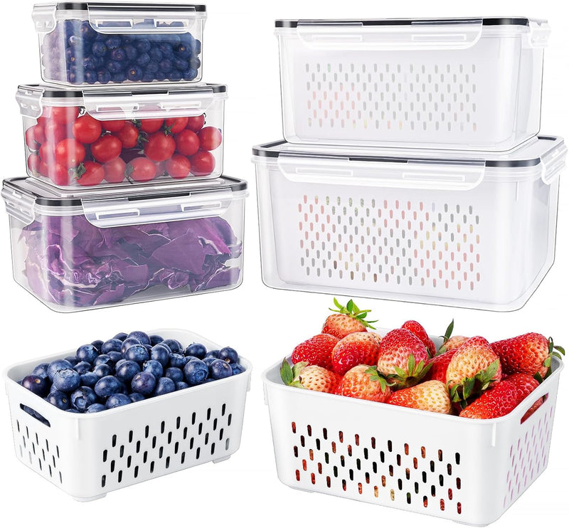 5-piece Large Food Storage Set - FreshKeeper-State of Style