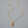 Gold Herringbone Necklace - Noelle