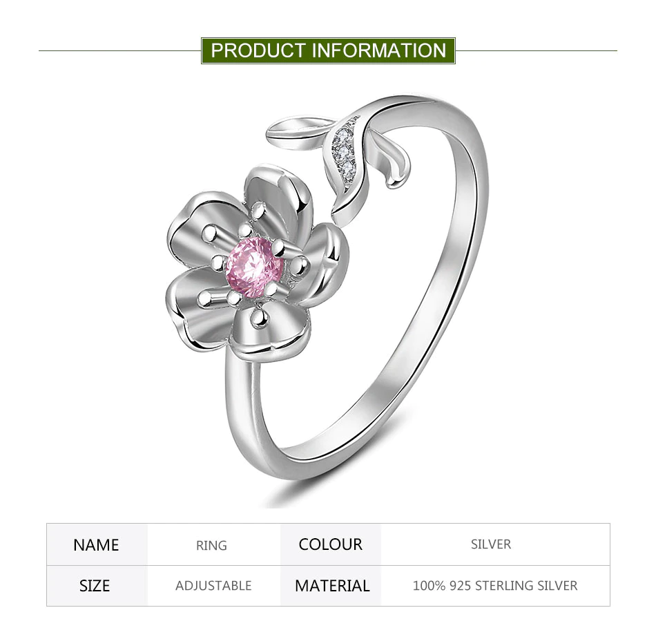 Adjustable Flower Ring | 925 Sterling Silver