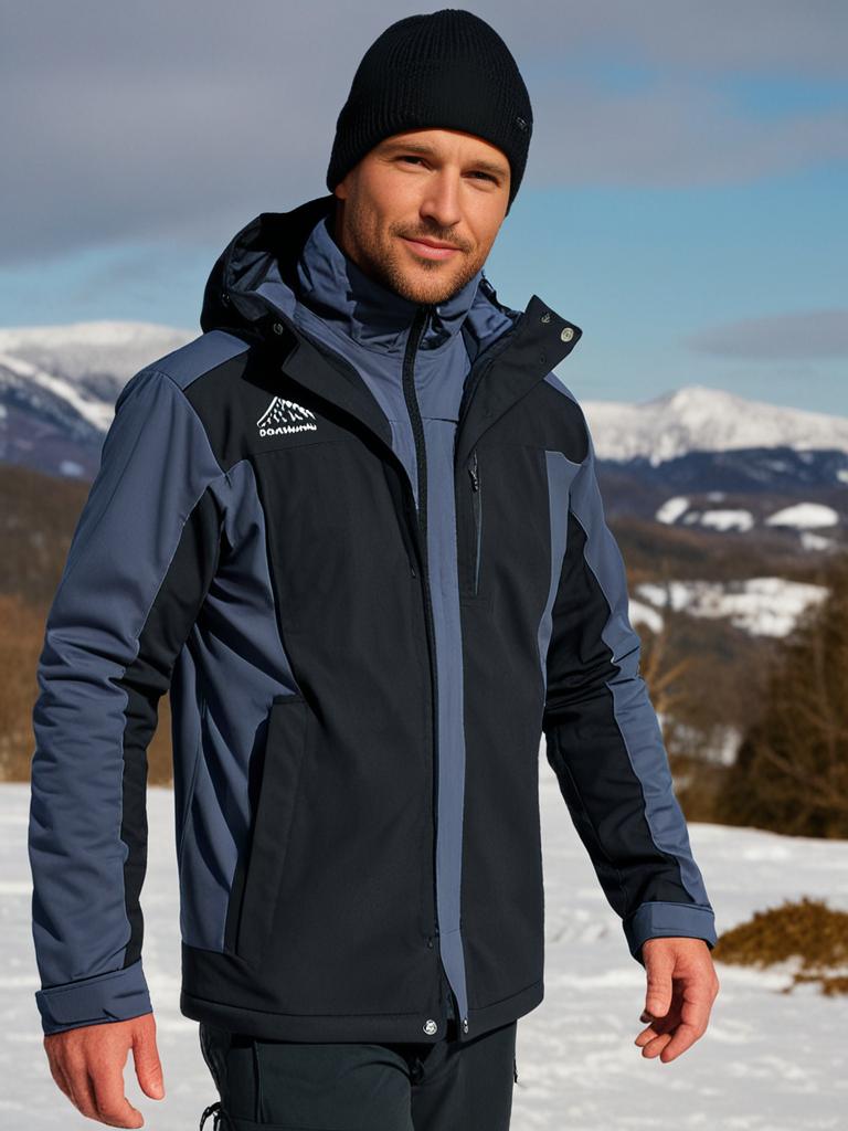 Men's outdoor jacket with hood - Roderik