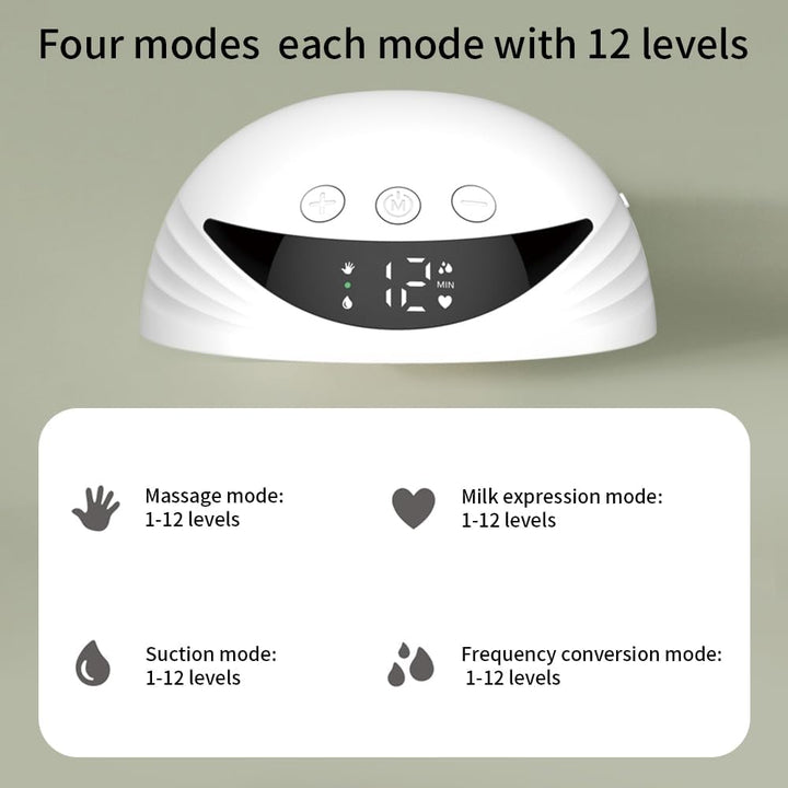Wearable Electric Breast Pump with LED Display – Mirava