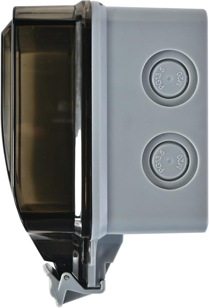 IP66 Outdoor Waterproof Wall Socket with Lockable Cover – PowerGuard
