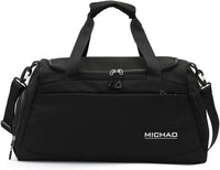 Waterproof Travel Duffel with Shoe Compartment & Wet Pocket – Unisex Gym Bag